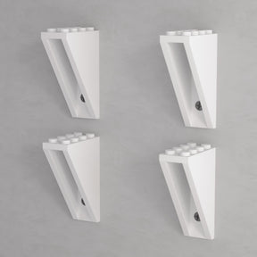 5x Wandhalterung kompatibel mit 2x4 LEGO Noppensteine und Figuren