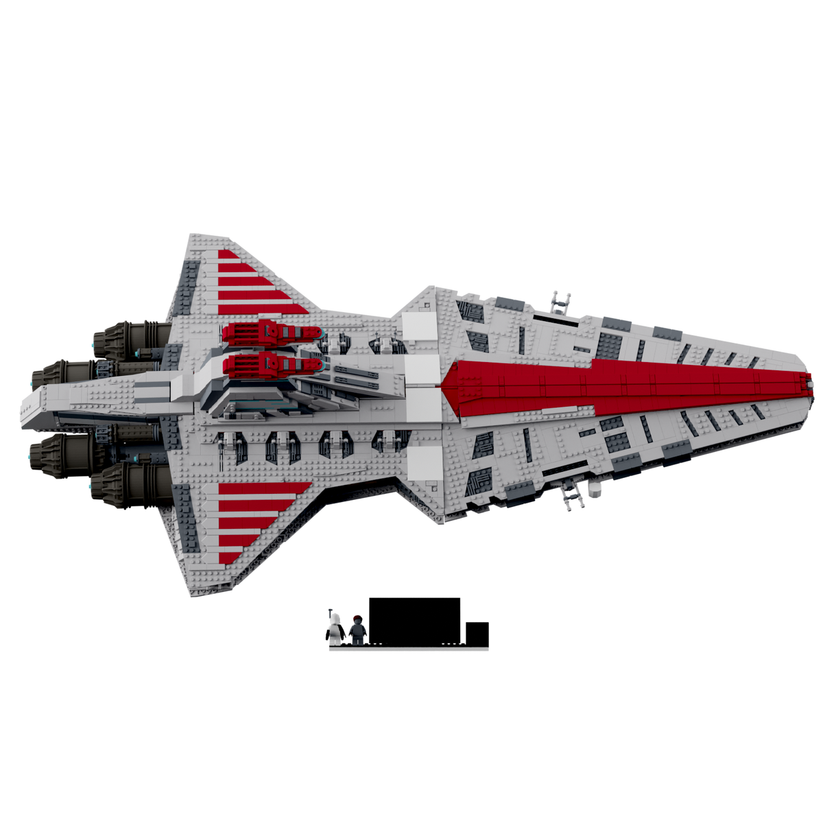 Wandhalterung kompatibel mit LEGO 75367 UCS Venator