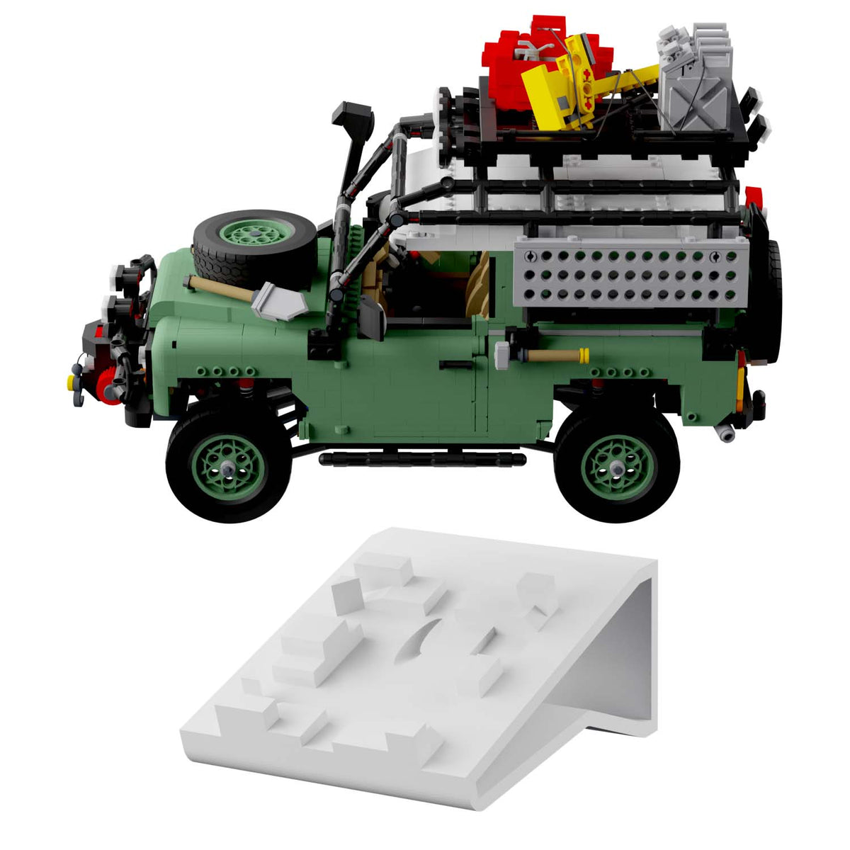 Wandhalterung kompatibel mit LEGO Icons 10317 Land Rover Defender 90