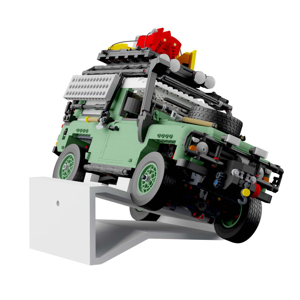 Wandhalterung kompatibel mit LEGO Icons 10317 Land Rover Defender 90