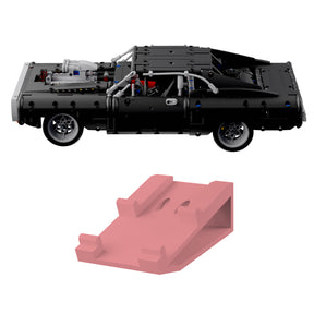 Wandhalterung kompatibel mit LEGO Technik 42111 Dom's Dodge Charger