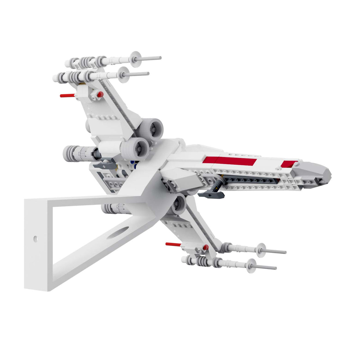 Wandhalterung kompatibel mit LEGO Star Wars 75301 Luke X-Wing Fighter