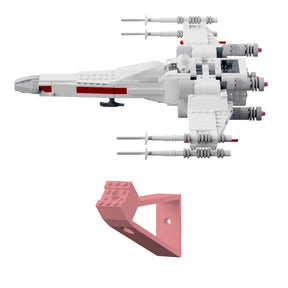 Wandhalterung kompatibel mit LEGO Star Wars 75301 Luke X-Wing Fighter