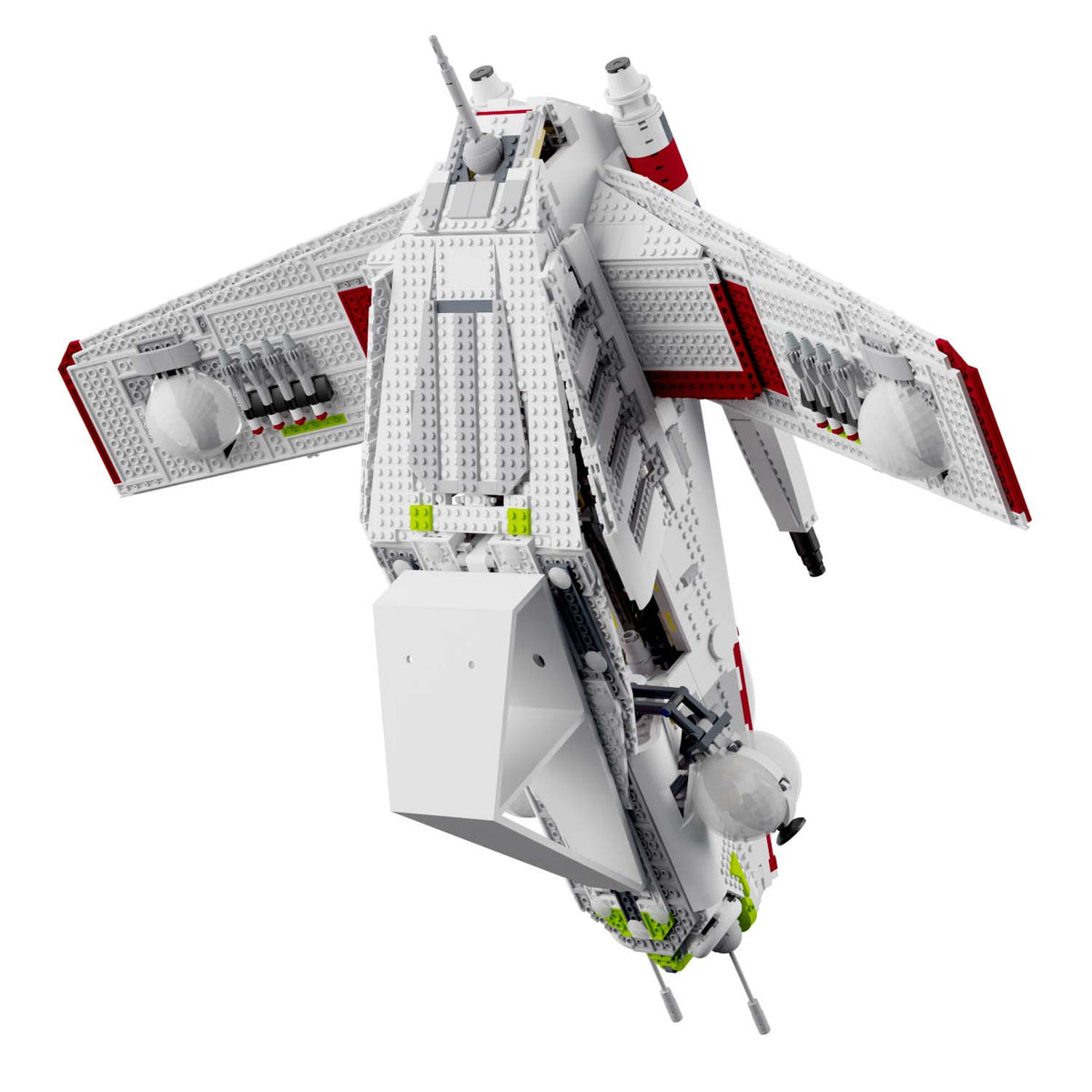 Wandhalterung kompatibel mit LEGO Star Wars 75309 Republic Gunship