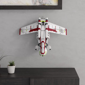 Wandhalterung kompatibel mit LEGO Star Wars 75309 Republic Gunship
