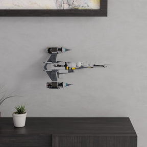 Wandhalterung kompatibel mit LEGO StarWars 75325 Mando N-1 Starfighter