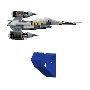 Wandhalterung kompatibel mit LEGO StarWars 75325 Mando N-1 Starfighter