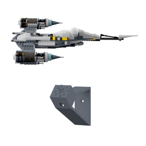 Wandhalterung kompatibel mit LEGO StarWars 75325 Mando N-1 Starfighter