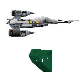 Wandhalterung kompatibel mit LEGO StarWars 75325 Mando N-1 Starfighter