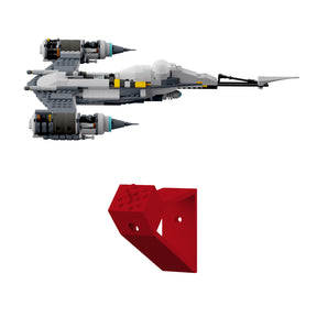 Wandhalterung kompatibel mit LEGO StarWars 75325 Mando N-1 Starfighter