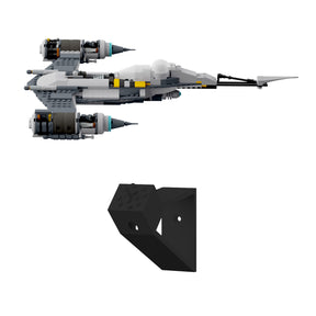 Wandhalterung kompatibel mit LEGO StarWars 75325 Mando N-1 Starfighter