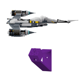 Wandhalterung kompatibel mit LEGO StarWars 75325 Mando N-1 Starfighter