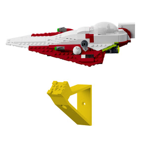 Wandhalterung kompatibel mit LEGO Star Wars 75333 Obi-Wan Starfighter