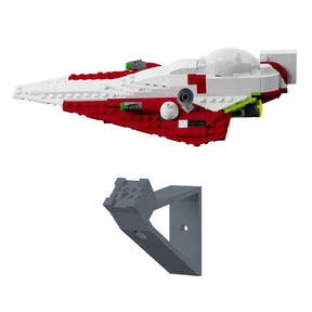 Wandhalterung kompatibel mit LEGO Star Wars 75333 Obi-Wan Starfighter