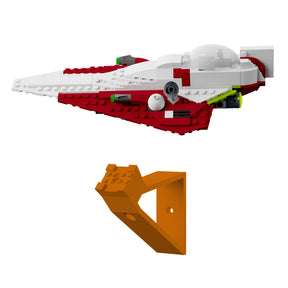Wandhalterung kompatibel mit LEGO Star Wars 75333 Obi-Wan Starfighter