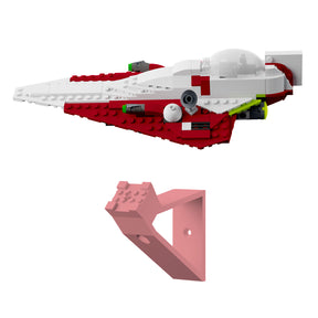 Wandhalterung kompatibel mit LEGO Star Wars 75333 Obi-Wan Starfighter