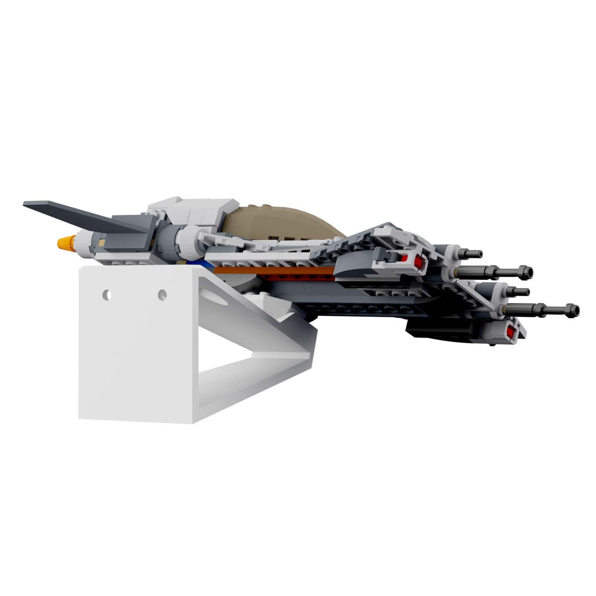 Wandhalterung kompatibel mit LEGO Star Wars 75346 Snubfighter Piraten