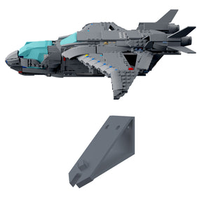 Wandhalterung kompatibel mit LEGO Marvel 76248 Quinjet Avengers