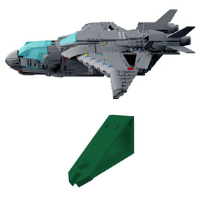 Wandhalterung kompatibel mit LEGO Marvel 76248 Quinjet Avengers