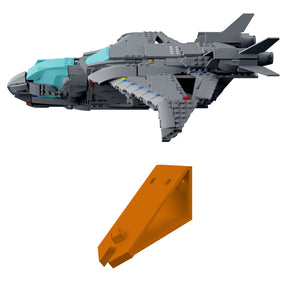 Wandhalterung kompatibel mit LEGO Marvel 76248 Quinjet Avengers