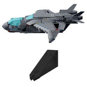 Wandhalterung kompatibel mit LEGO Marvel 76248 Quinjet Avengers