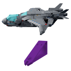 Wandhalterung kompatibel mit LEGO Marvel 76248 Quinjet Avengers