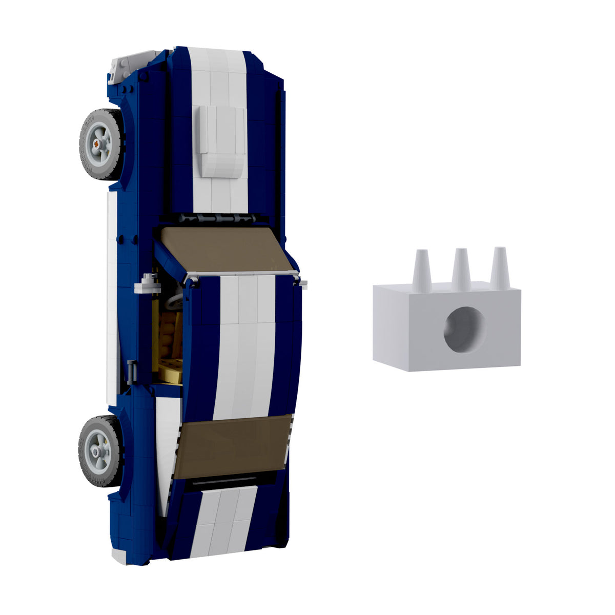 Wandhalterung kompatibel mit LEGO Creator 10265 Ford Mustang Display