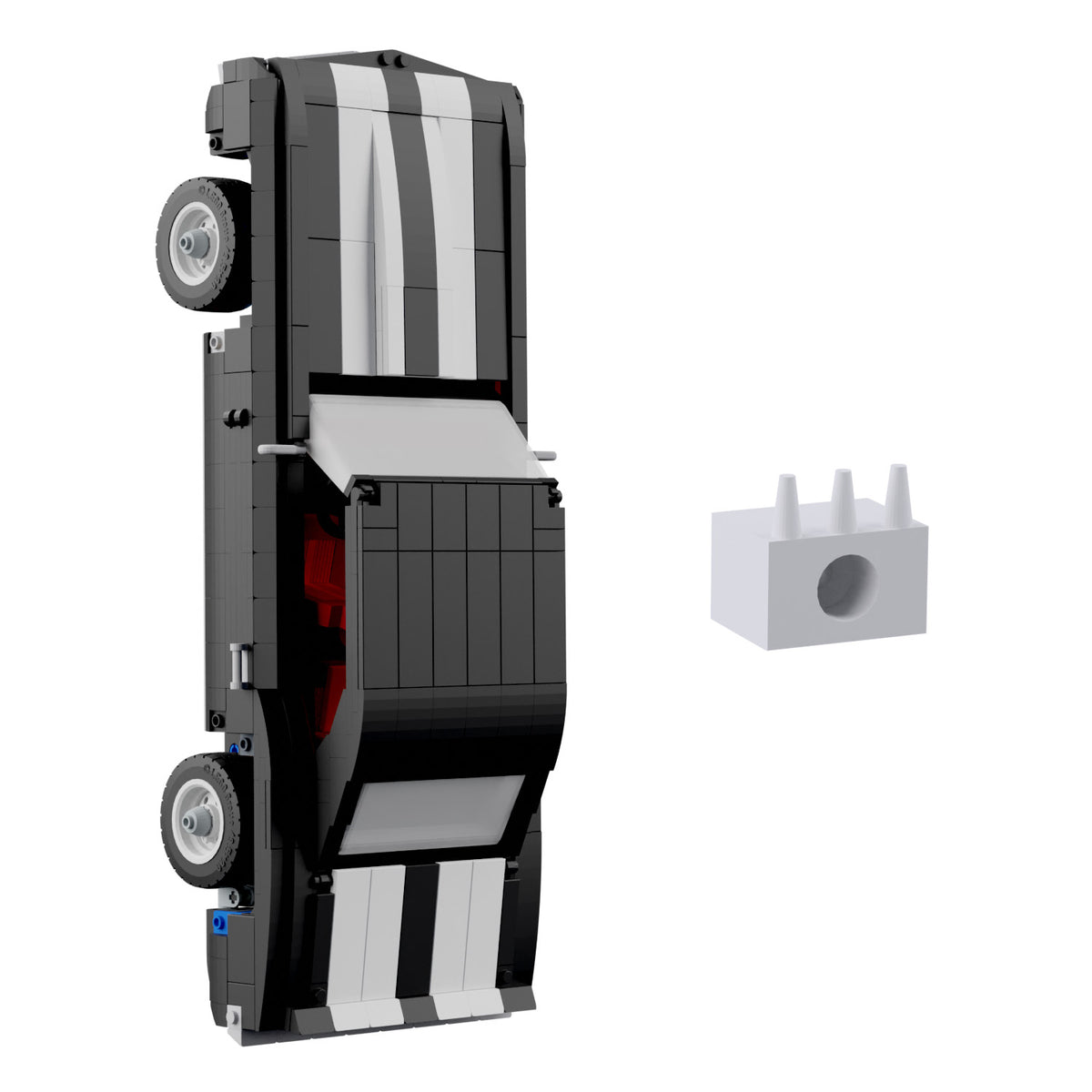 Wandhalterung kompatibel mit LEGO Icons 10304 Chevrolet Camaro Z28