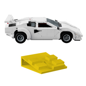 Wandhalter kompatibel mit LEGO 10337 Lamborghini Countach 5000 gekippt