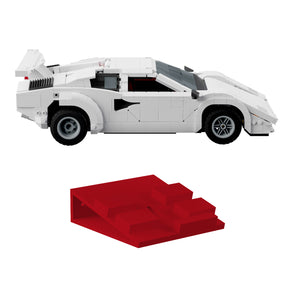 Wandhalter kompatibel mit LEGO 10337 Lamborghini Countach 5000 gekippt