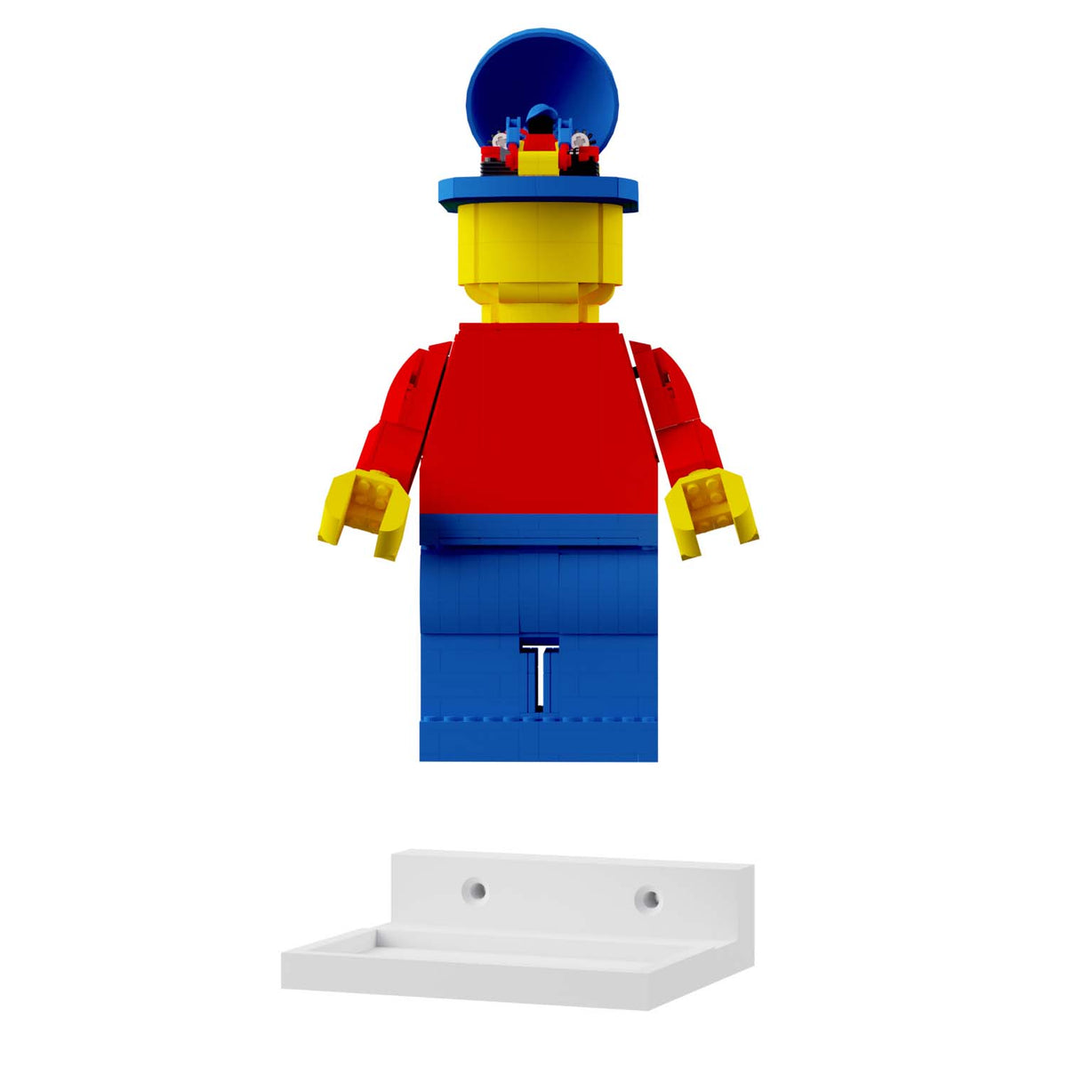 Wandhalterung kompatibel mit LEGO 40649 Große LEGO Minifigur