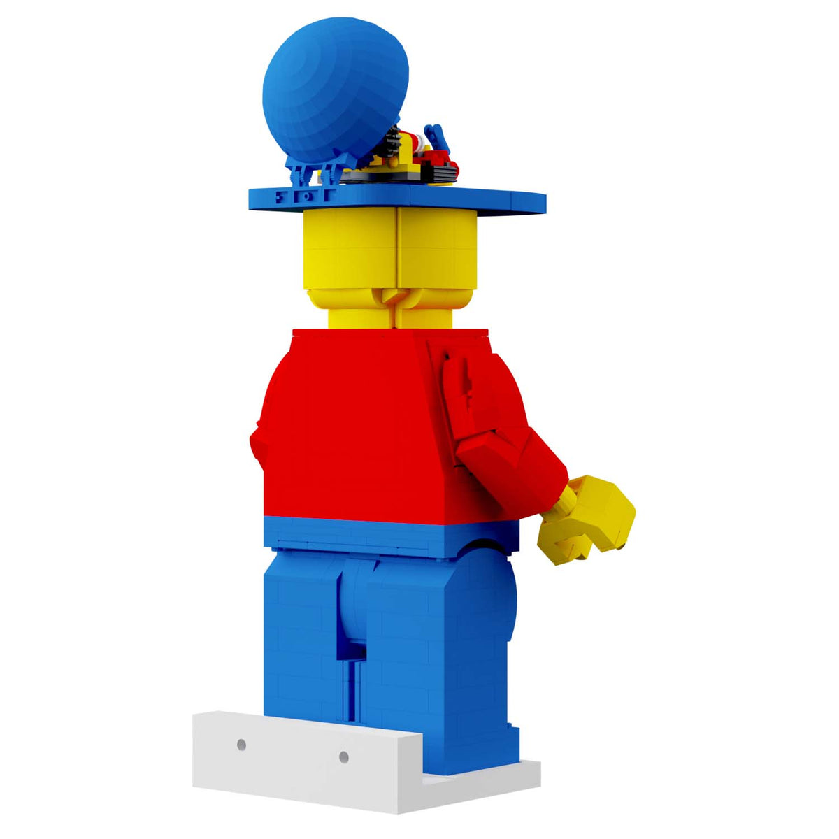 Wandhalterung kompatibel mit LEGO 40649 Große LEGO Minifigur