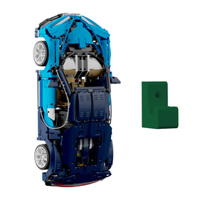 Wandhalterung kompatibel mit Lego Technik 42083 Bugatti Chiron Display