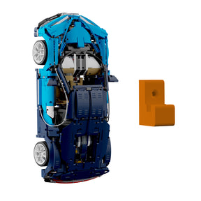 Wandhalterung kompatibel mit Lego Technik 42083 Bugatti Chiron Display