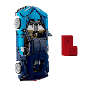 Wandhalterung kompatibel mit Lego Technik 42083 Bugatti Chiron Display