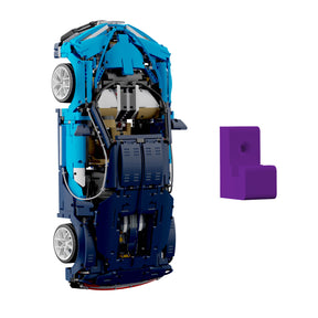 Wandhalterung kompatibel mit Lego Technik 42083 Bugatti Chiron Display
