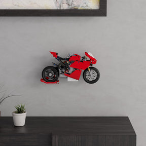 Wandhalterung kompatibel mit LEGO Technik 42107 Ducati Panigale V4 R