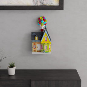 Wandhalterung kompatibel mit LEGO Disney 43217 Carls Haus aus Oben