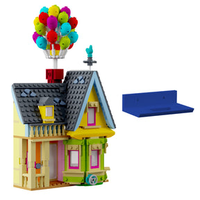 Wandhalterung kompatibel mit LEGO Disney 43217 Carls Haus aus Oben
