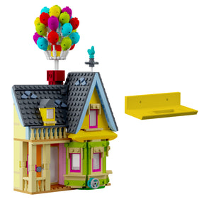 Wandhalterung kompatibel mit LEGO Disney 43217 Carls Haus aus Oben