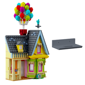 Wandhalterung kompatibel mit LEGO Disney 43217 Carls Haus aus Oben