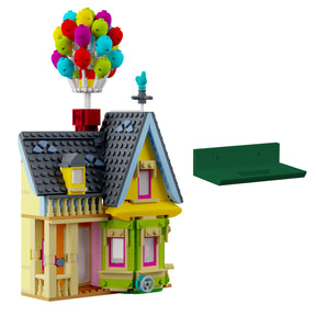 Wandhalterung kompatibel mit LEGO Disney 43217 Carls Haus aus Oben