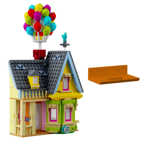 Wandhalterung kompatibel mit LEGO Disney 43217 Carls Haus aus Oben