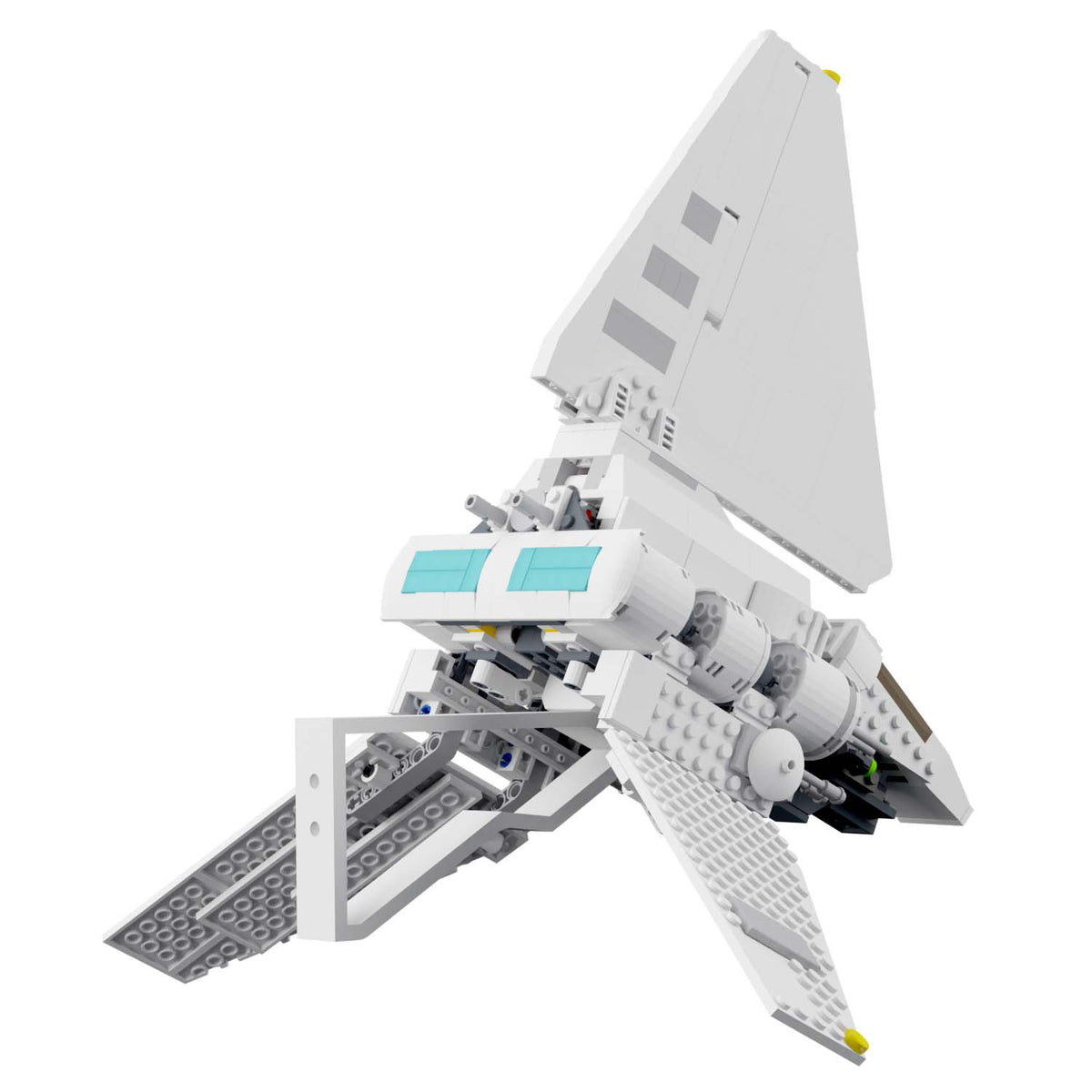 Wandhalterung kompatibel mit LEGO Star Wars 75302 Imperial Shuttle