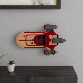 Wandhalterung kompatibel mit LEGO Star Wars 75341 Lukes Landspeeder