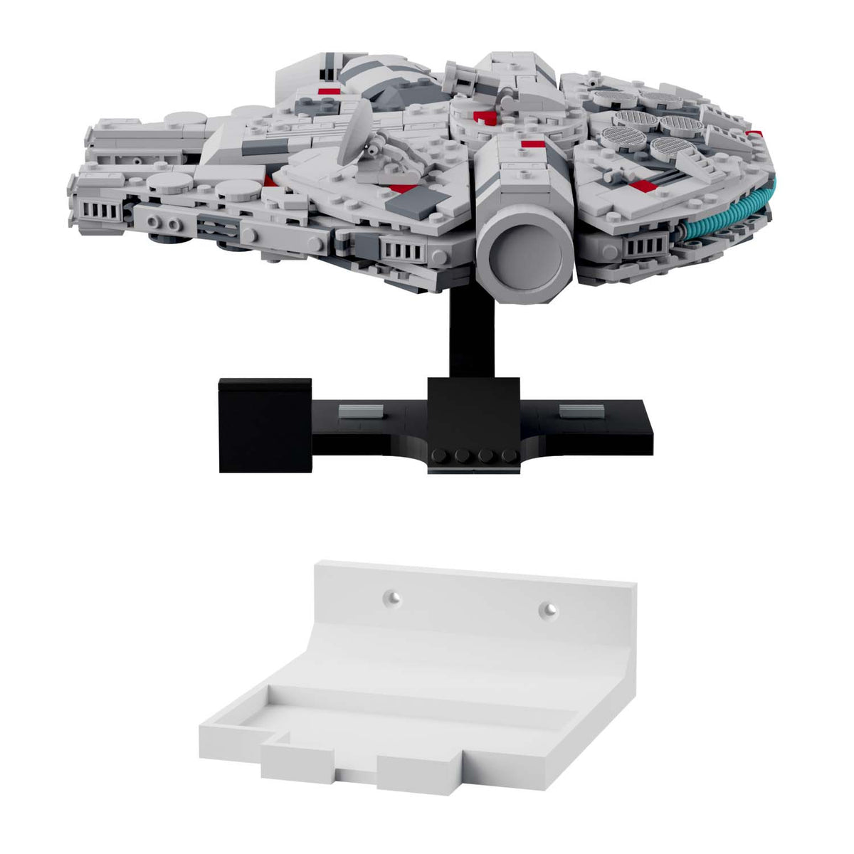 Wandhalterung kompatibel mit LEGO Star Wars 75375 Millennium Falcon