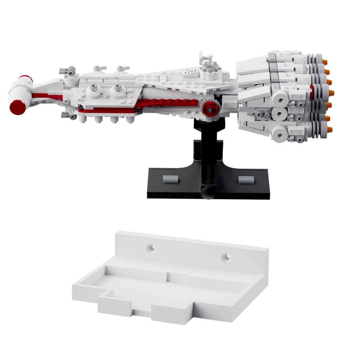 Wandhalterung kompatibel mit LEGO Star Wars 75376 Tantive IV