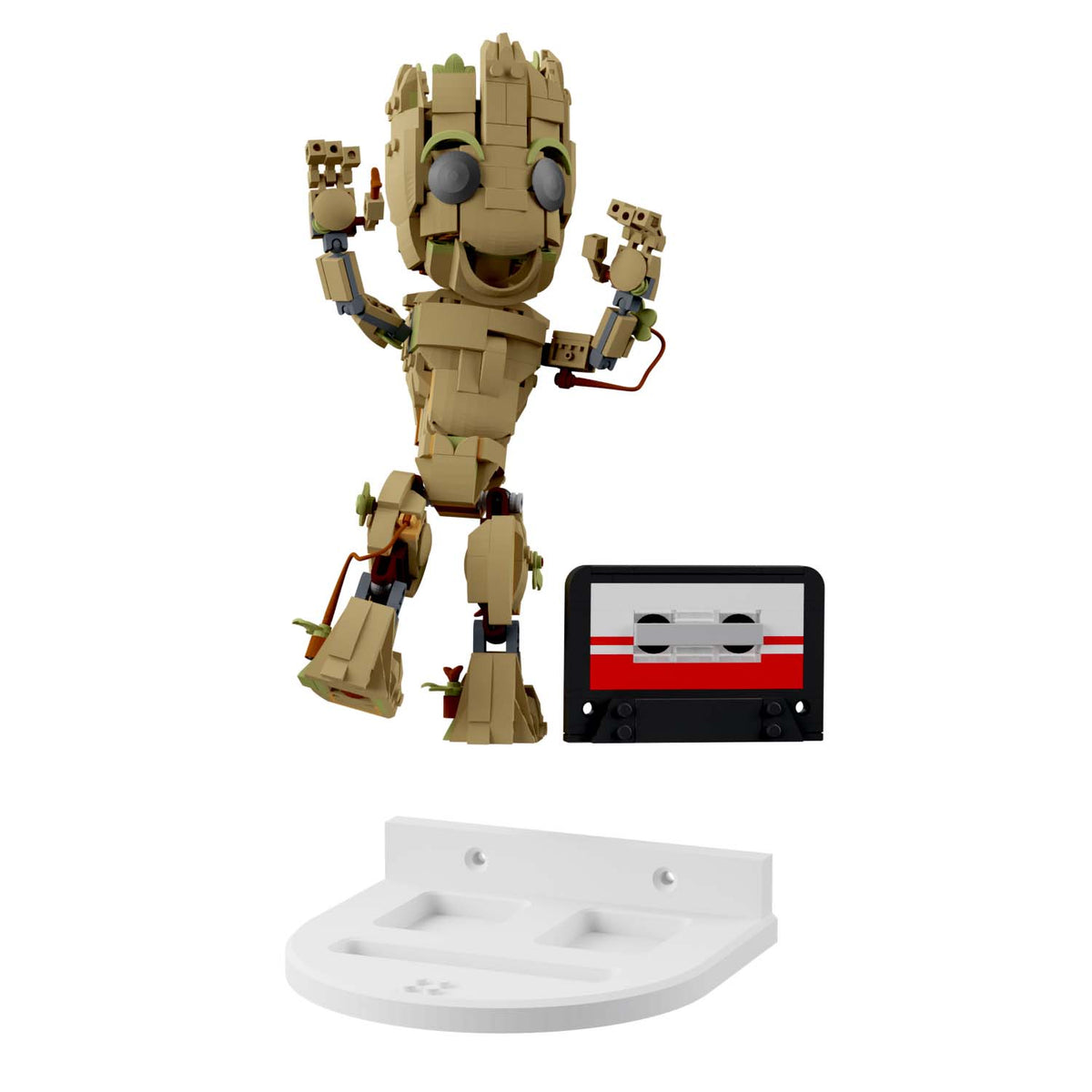 Wandhalterung kompatibel mit LEGO Marvel Super Heroes 76217 Groot
