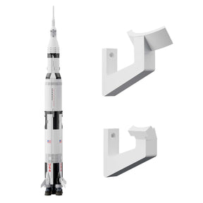 Wandhalterung kompatibel mit LEGO 92176 NASA Apollo im 55 ° Winkel