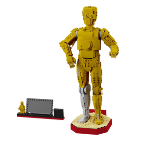 Wandhalterung kompatibel mit LEGO 75398 Star Wars C-3PO 2024 10 Farben